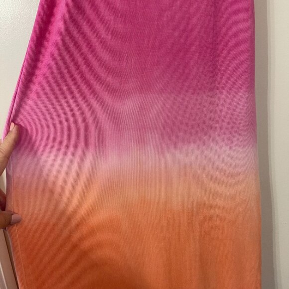 Electric & Rose Rocky Rib Dress Pink/White/Orange NWT $148 MSRP - Picture 3 of 7